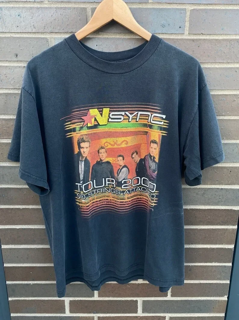 Vintage 2000 NSYNC No Strings Attached Concert Shirt