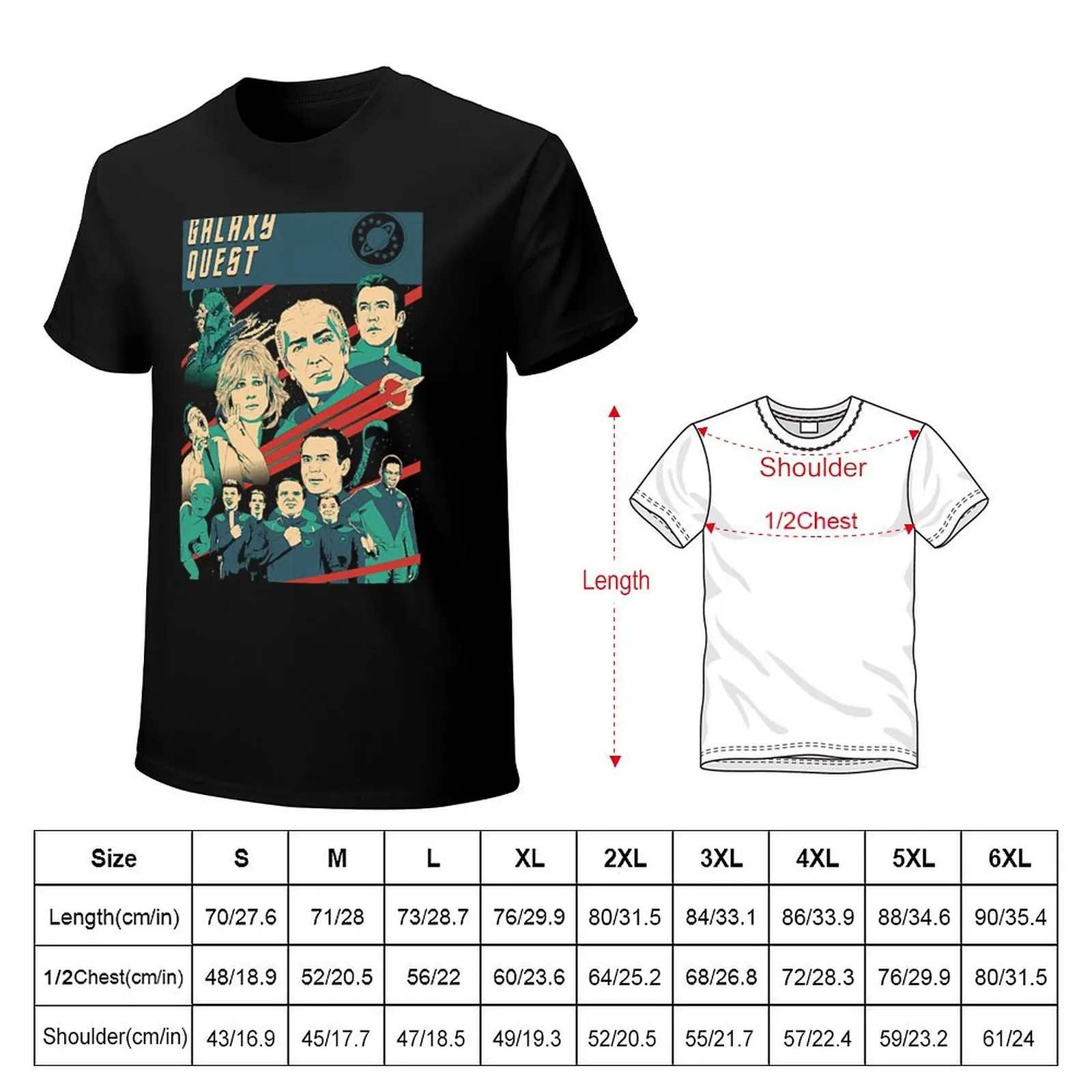 GALAXY QUEST T-Shirt Fashion Casual Short Sleeve Top