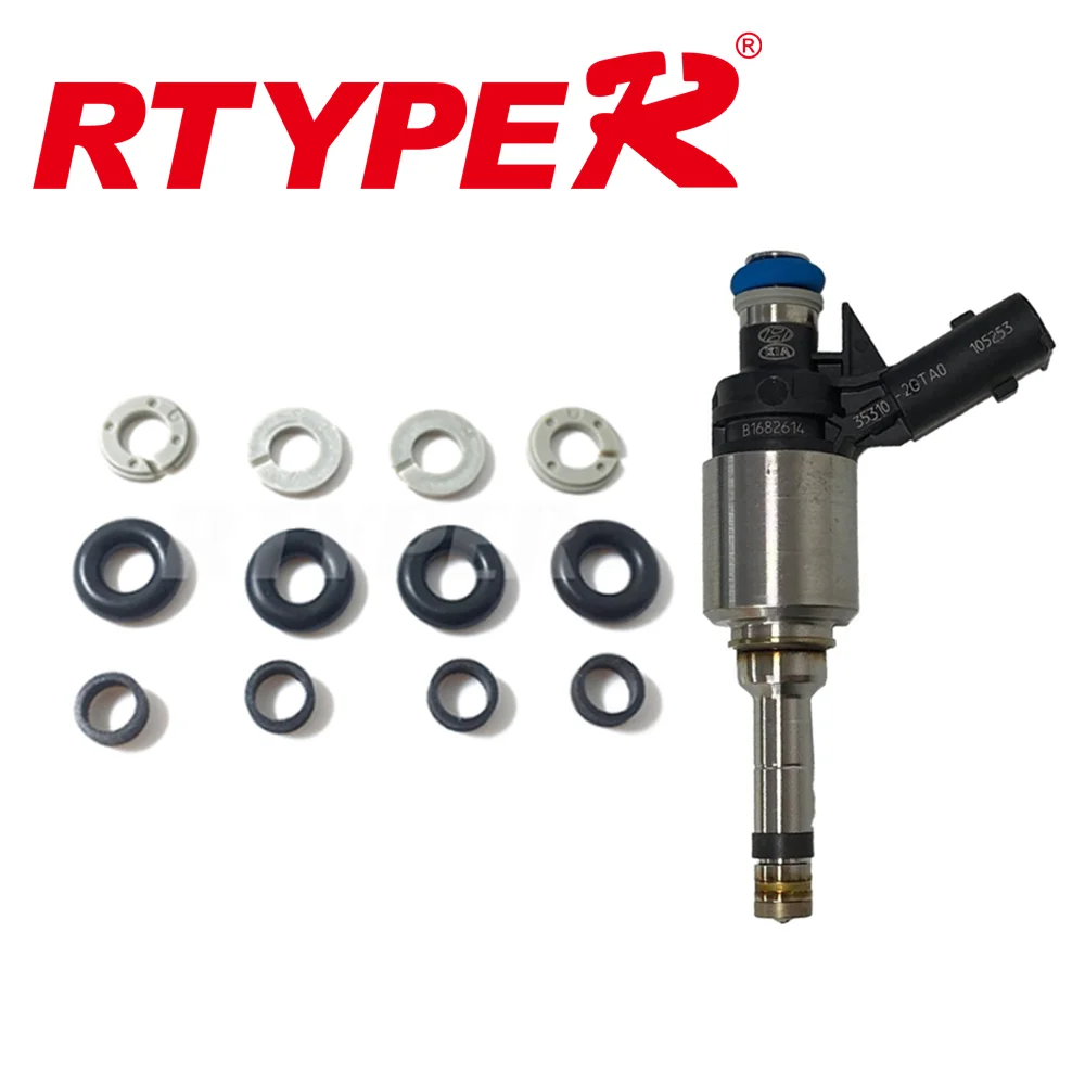 4set GDI Fuel Injector Repair Kits For 35310-2E500 35310-2GGA0 0261500229 BOSCH KIA Sorento Hyundai Sonata JLR 2.4L  TS-g2004