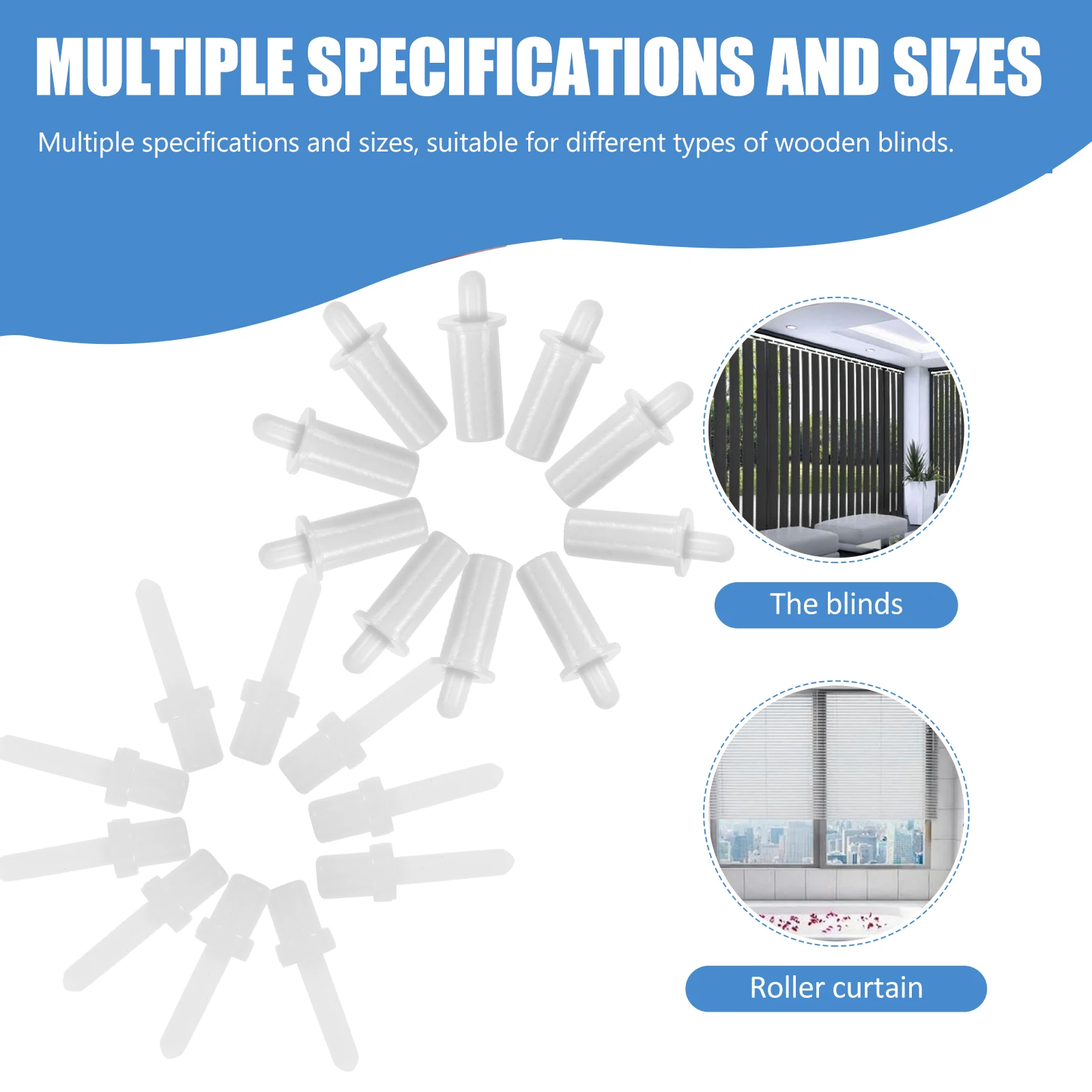 

1 Set Shutter Replacement Pins Metal Plastic Durable Easy Install Universal Louver Blinds Repair Kit Fasteners Window Screen