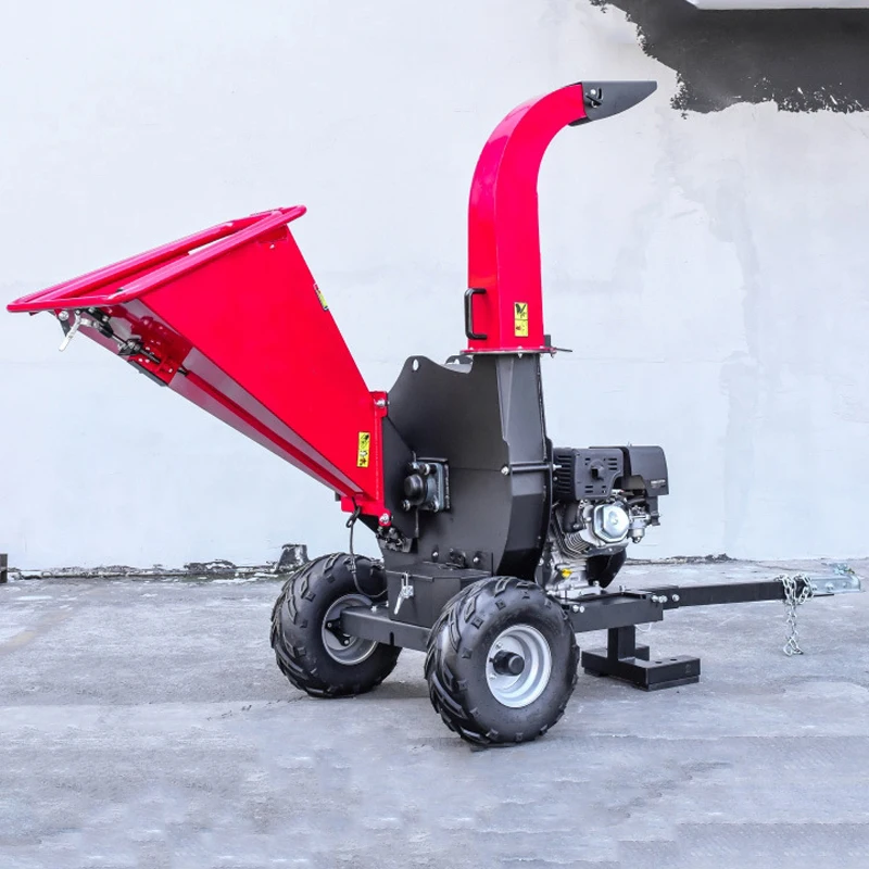 Straw Shredder | Shredding of Landscape Branches, Timber, and Wood | Mobile Shredder | Portable and High-Efficiency (Customized)