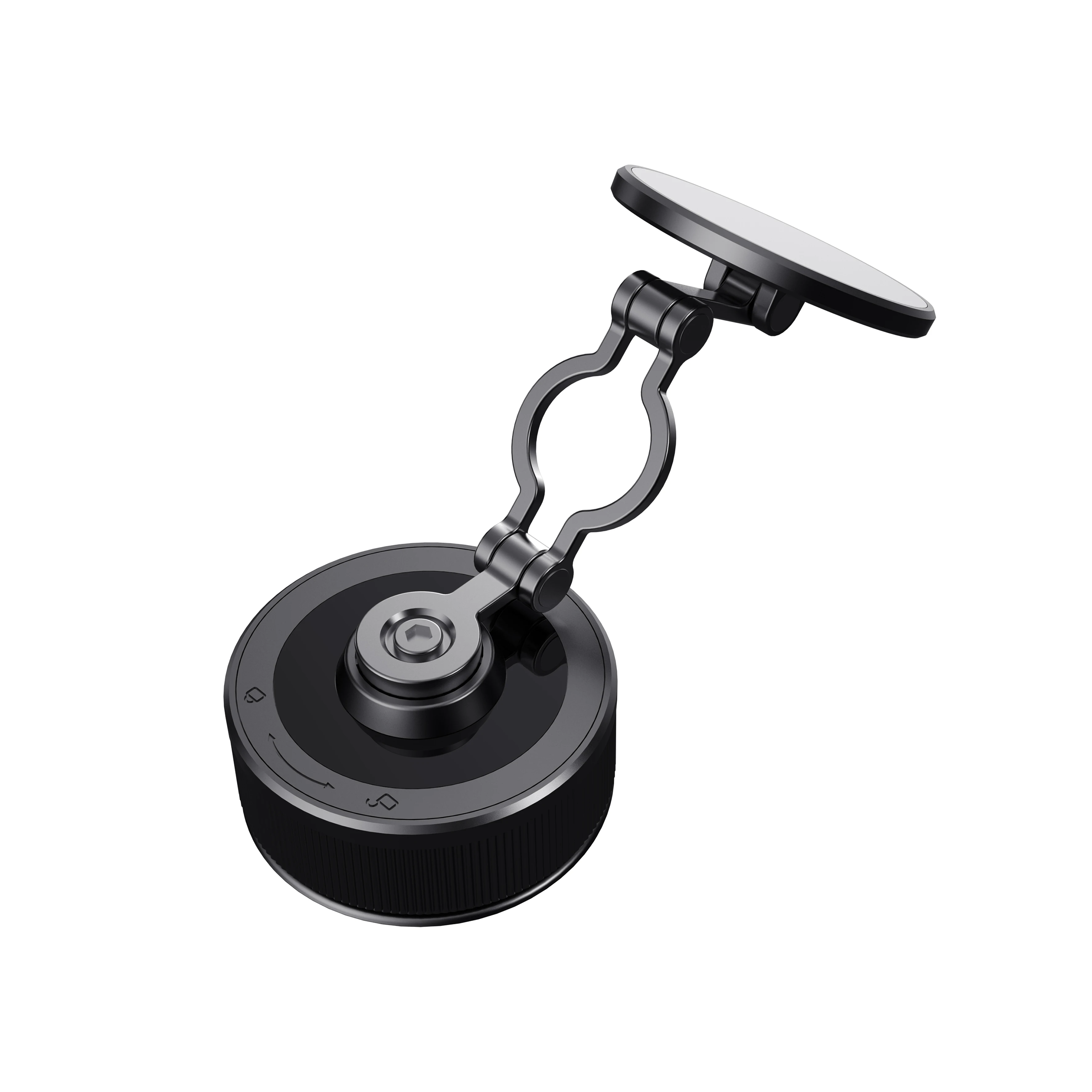 Three-axis Folding Magnetic Car Mount Strong Magnets 360 Rotation Magnetic Phone Holder for Car Suction Cup Dash Phone Mount Fit