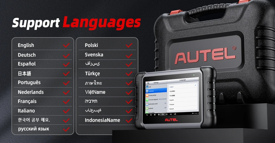 Newest Autel MK808S Pro OBD2 Scanner Bi-directional Diagnostic Tools All System Code Reader PK MK808BT MX808S