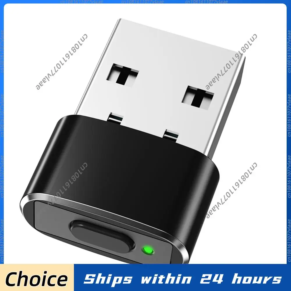 USB Mini Mouse Jiggler Undetectable Silent Mouse Mover ON/Off Button Automatic Move Simulators For Keeping Computer Active