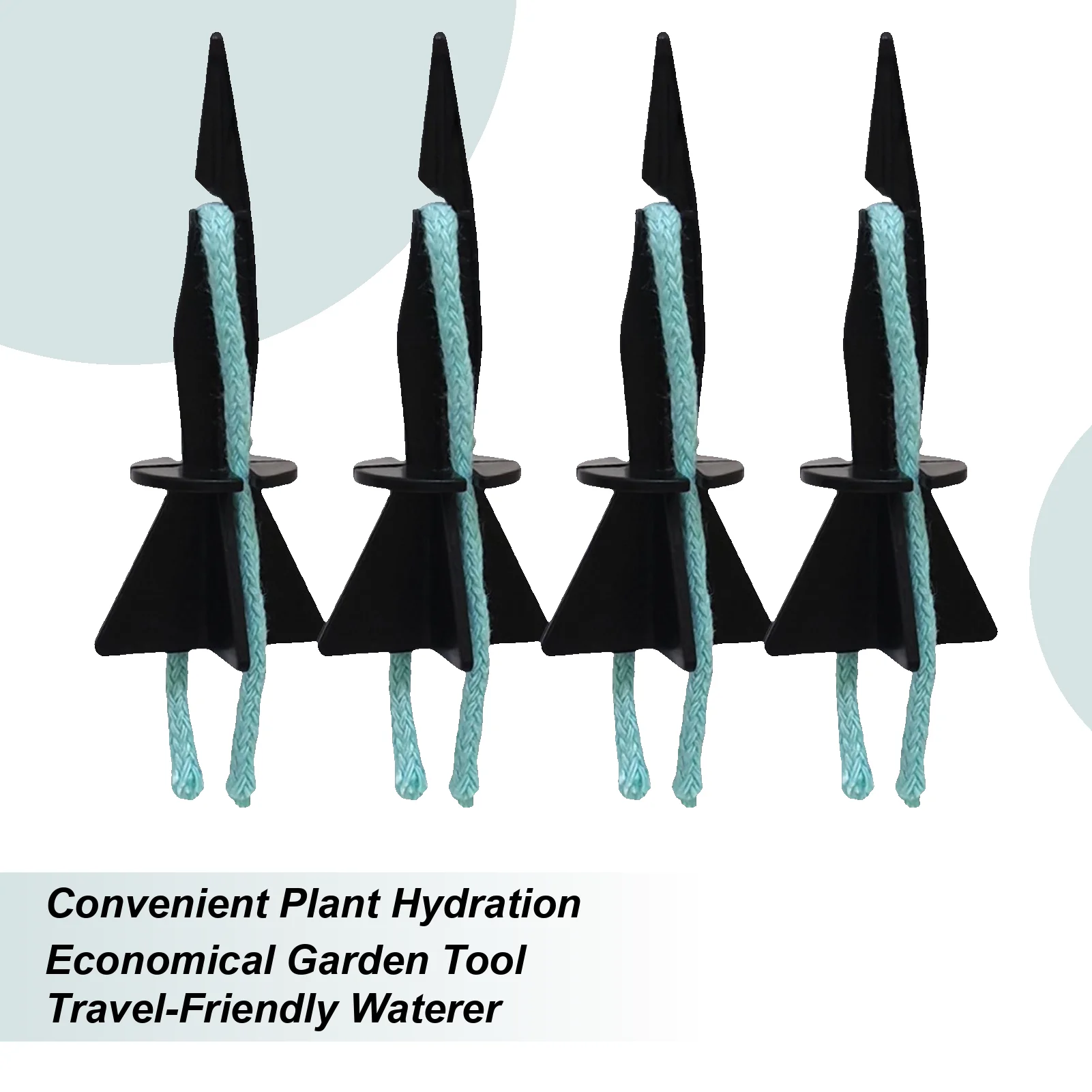 Self Watering Spikes 4 Pieces Automatic Reusable Gardening Supplies Plant Self Watering Devices For Indoor Potted House Flowers