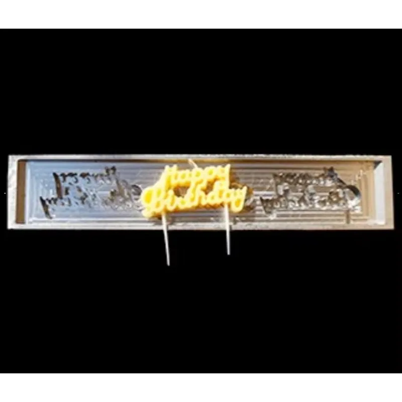 

Уникальная форма для изготовления свечей из прочного металлического алюминия с длинной ножкой, на день рождения