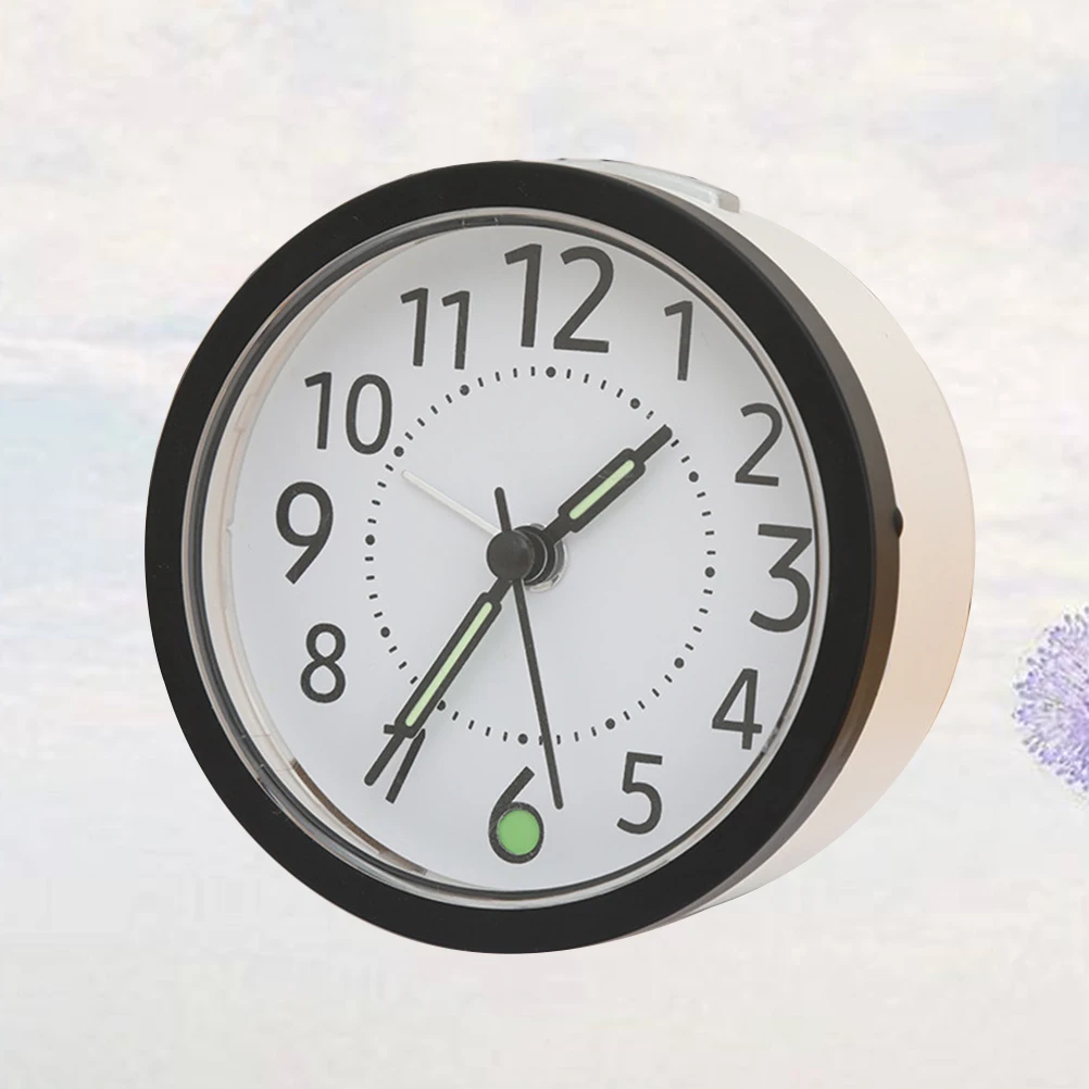 

Table Alarm Clock Mute Clock Bedside Table Night Light Clock Gift Home Office Student Dormitory Living Room Decoration without B