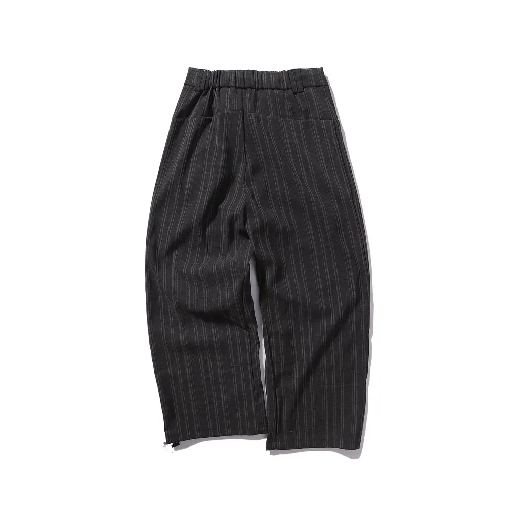 Wide Leg Design Elastic Waist Basic Elegant Office Suit Pants Trousers for Women Men Streetwear Winter Spring Trending Fashion