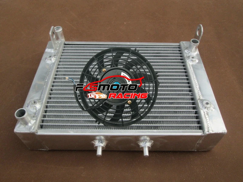 Aluminum Radiator + FAN For CAN-AM/CANAM RENEGADE 500/800/800R EFI 2007-2012 2008 2009 2010 2011 07 08 09 10 11