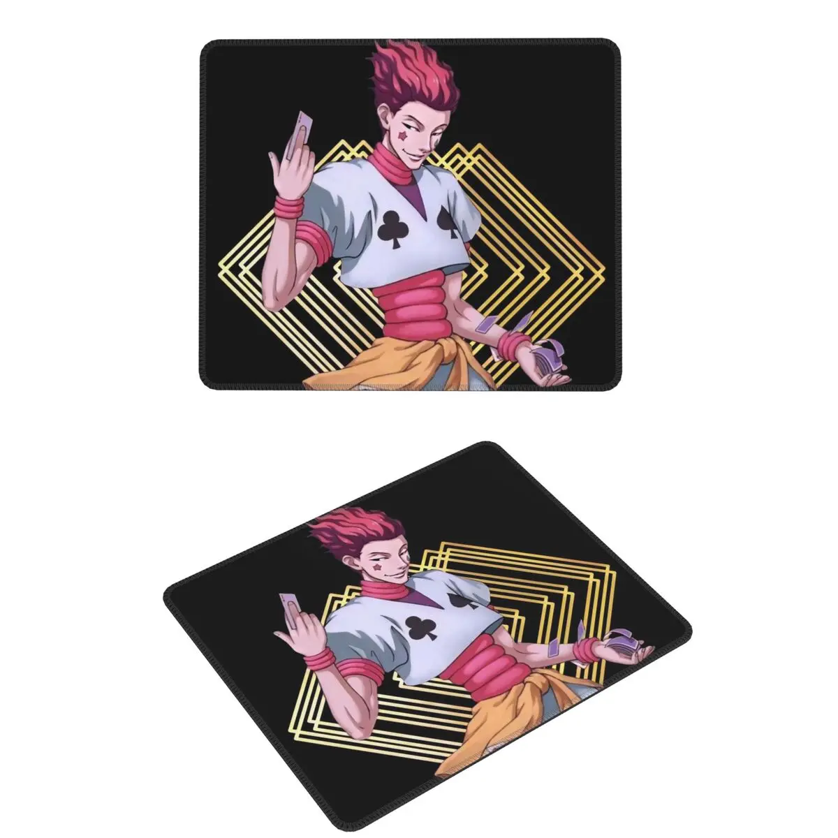 

Hisoka Anime Hunter X Hunter Phantom Troupe Chrollo Mouse Pad Computer Keyboard Mouse Mat Gaming PC Desk Mat Table Mats