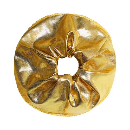 Imagen 2 del producto Banda para el cabello metálica deportiva para baile para niños y niñas, coleteros para el cabello con volantes, lazo para el cabello, gimnasia, patinaje, coleta, banda ancha para el cabello