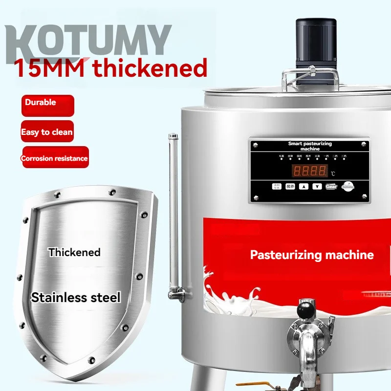 Hot Sale 30L Small Milk Pasteurizer Machine New Condition Pasteurization Tank