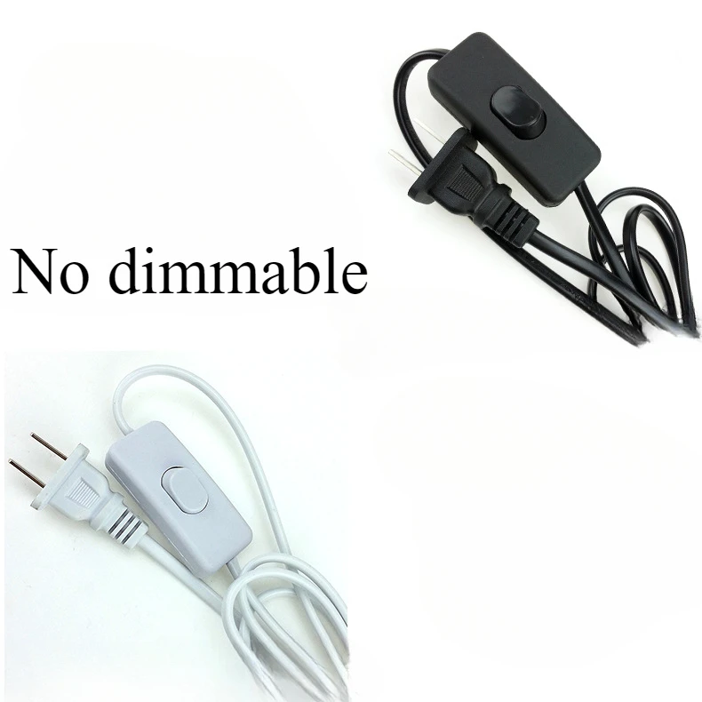 EU Plug 1.8M Dimmer Controller For Desktop Lamp No Polarity LED Dimmer Switch Cable Light Modulator Lamp 220V Electricity Wire