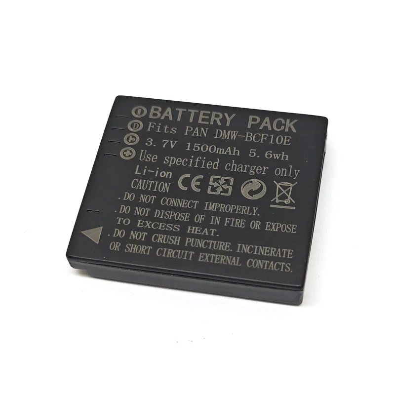 DMW-BCF10 BCF10E BCF10GK BCF10PP CGA-S/106B S/106C S/106D Camera Battery For Panasonic DMC F2 F3 F4 FH1 FH20 FH22 FH3