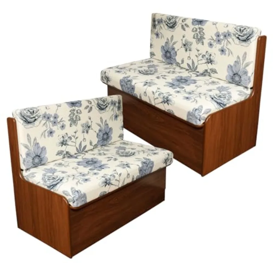 

Printed RV Dinette Cushion Covers of Soft Camper Seat Slipcover Stretch Sofa Loveseat Chair Cover Futon Protector for RV Camper