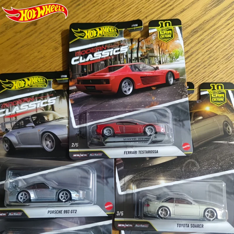 

Hot Wheels Car Culture FPY86 Modern Classics Rally Metal Base Alloy Car Model RubberTires Collectible Die-Cast Toy Birthday Gift