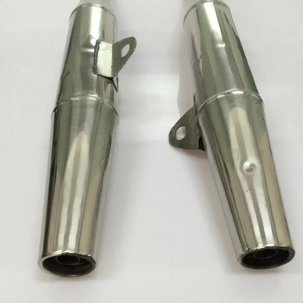 For Motorcycle Accessories Storm Prince 150 Double Exhaust Back End Stainless Steel Exhaust Muffler Double Double