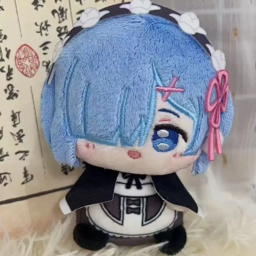 Kawaii Different World From Zero Plush Doll Rem Anime Cosplay Pendant Keychain Cartoon Figure Stuffed Toy Kids Birthday Gift
