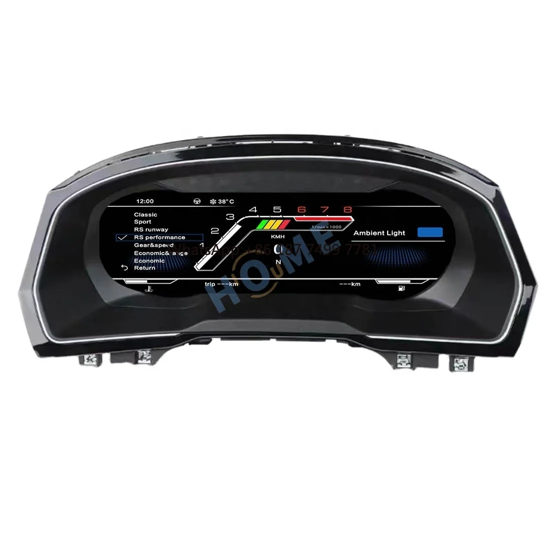 

Latest Original Car Full LCD Screen Digital Cluster Virtual Cockpit Speed Smart Meter Dash for . . B8 CC Arteon Variant