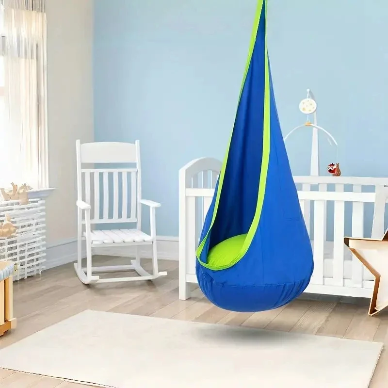 3pcs Pod Swing Seat without Cushions Folding Hanging Hammock Hanging Swing Seat Child Hammock for Indoor Outdoor Suspension Seat image 5