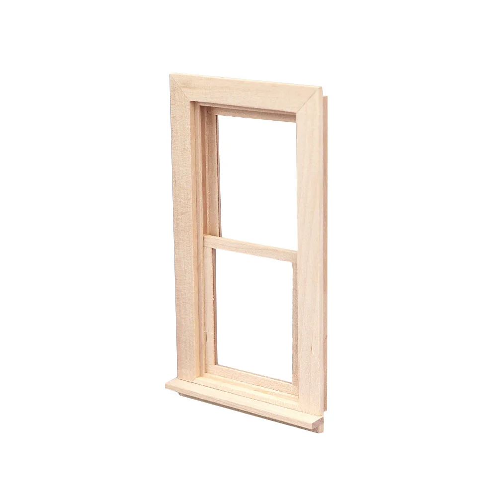 Accessories Simulation Doors and Windows Decoration Wooden Dolly House Photography Prop