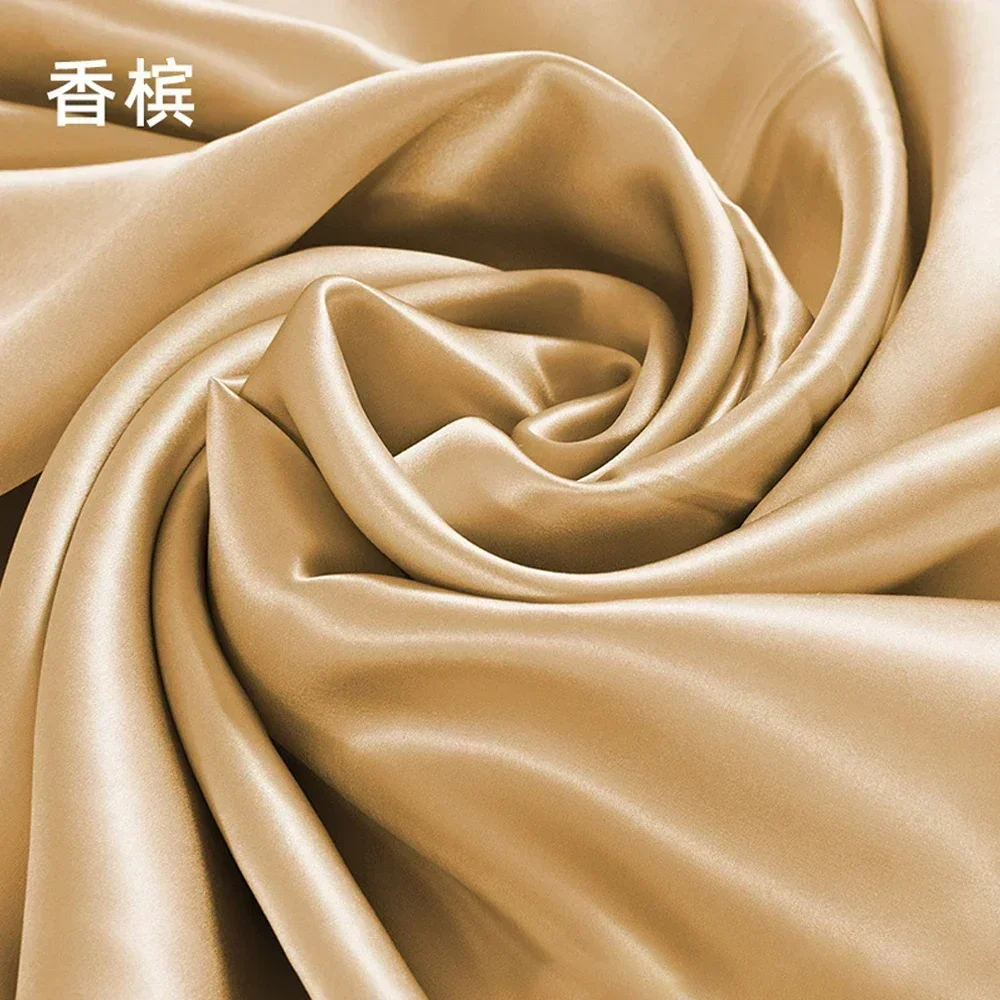 100% Pure Silk Fabric 140CM Width 16 Momme Natural Mulberry Silk Fabric High-quality Plain Crepe Satin