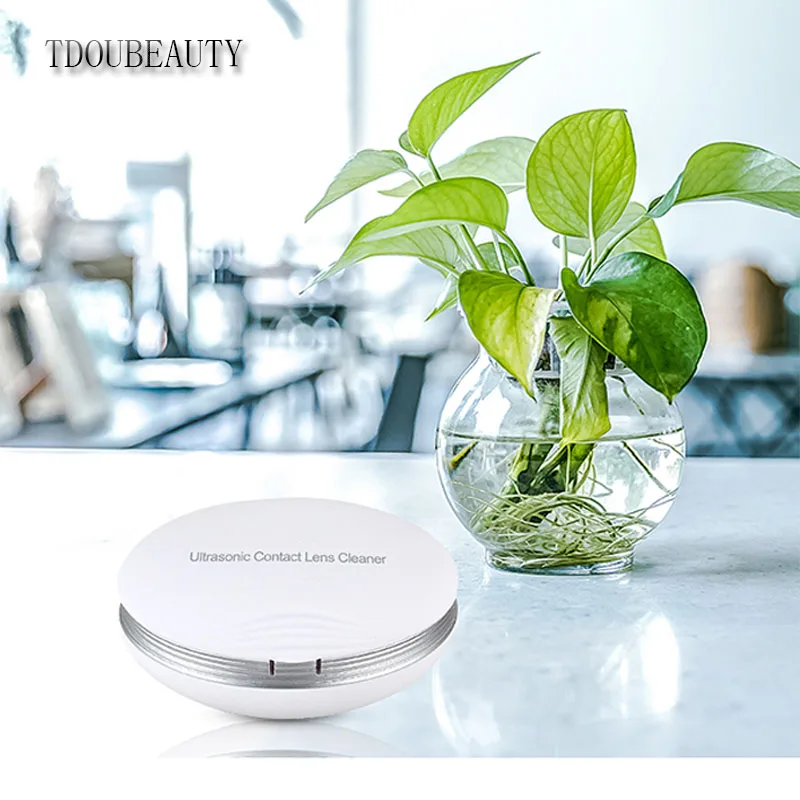 CE-3500 Mini Ultrasonic Contact Lens Cleaner  For Contact Lens Fast Cleaning New Green Contact Lens Ultrasonic Baths
