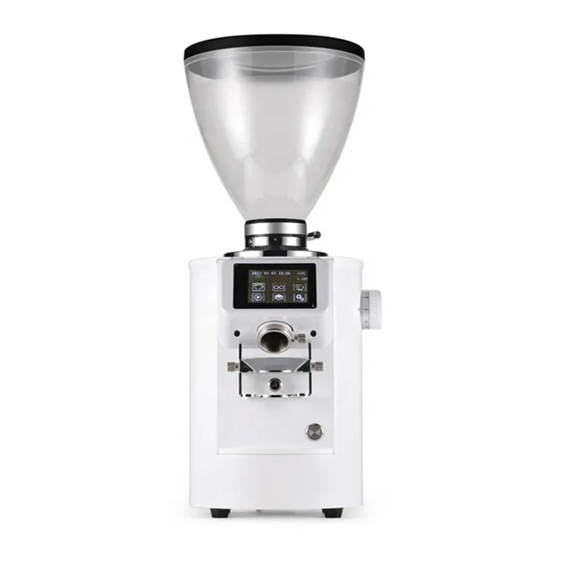 Best Seller Large Capacity Bean Hopper 90mm SUS420  Burr Grinders Flat Wheel 8 Gear Adjusted Coffee Bean Grinder With Scale