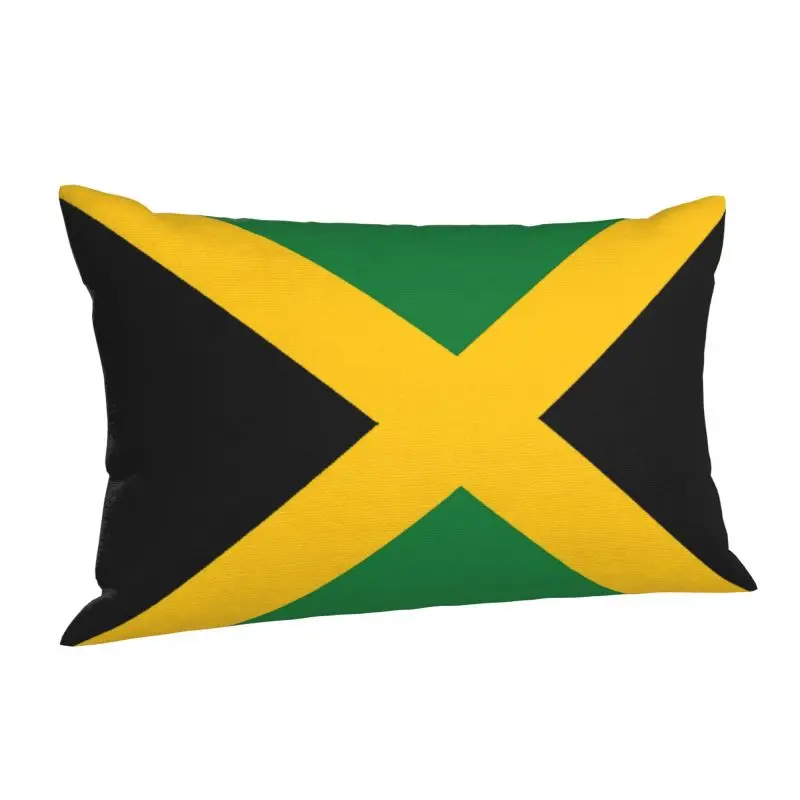 Custom Jamaican Flag Pillow Case 75cm x 50cm Patriotism Cushions Cover Rectangle Pillowcase