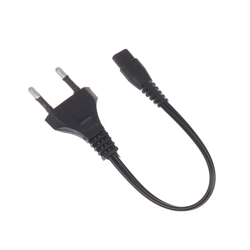Зарядный кабель с двойным отверстием, вилка европейского стандарта, 220 В, 110 В, прямая зарядка, фонарик, зарядное устройство, шнур питания, аксессуары для фонарика