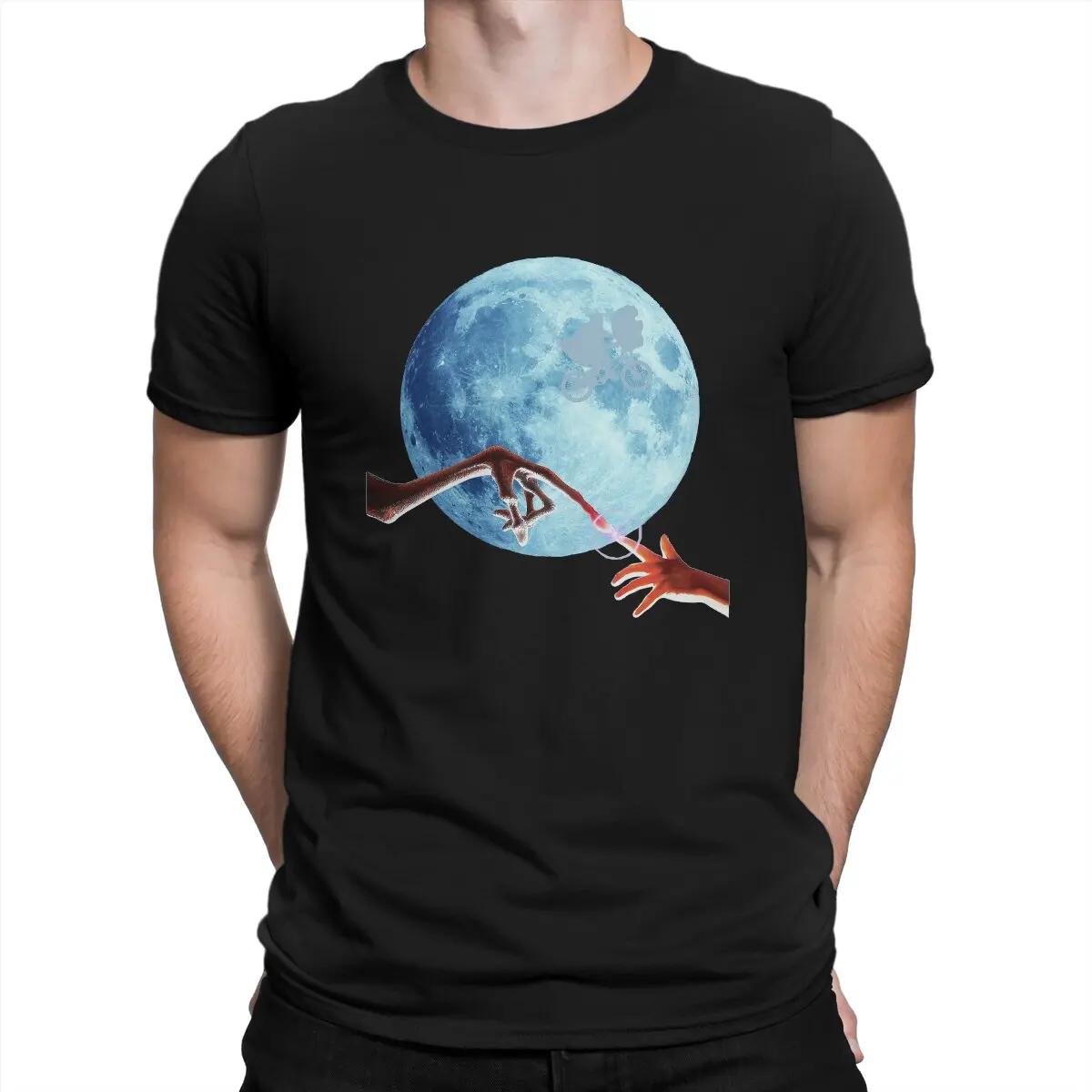 Men T-Shirt Mercury A Bike Awesome 100% Cotton Tees Short Sleeve E T the Extra Terrestrial Popular T Shirt Crew Neck Clothes