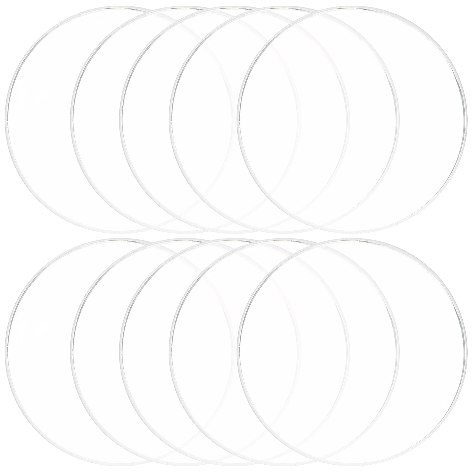 

10pcs Watch Glass Replacement Clear Lens Wear Resistant Compact Size Lightweight Design Perfect Fitment Easy Installation