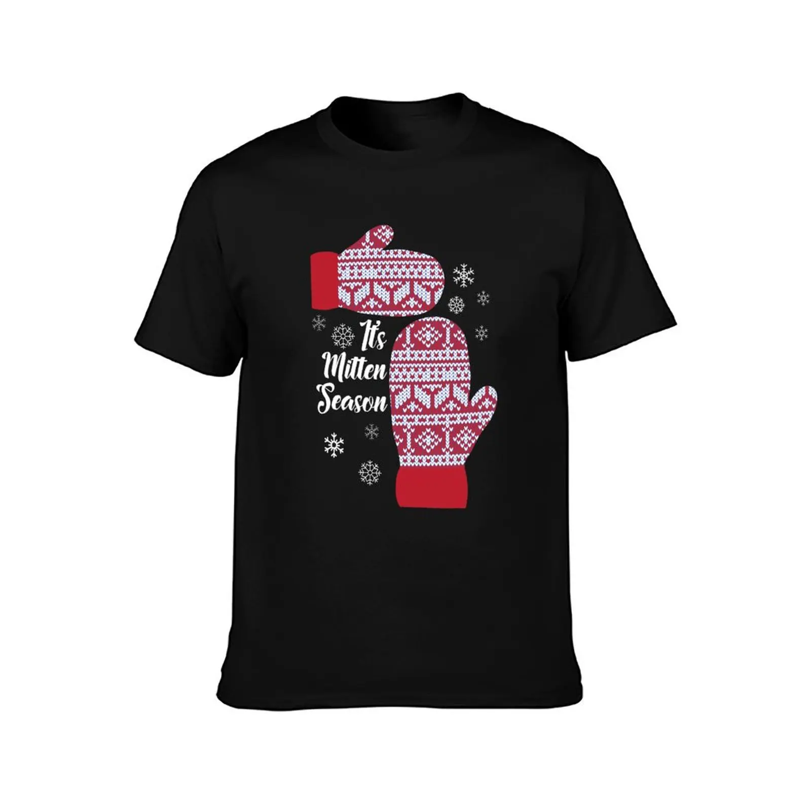It's Mitten Season-in the Mitten State T-Shirt Big and Tall Gym T-Shirt