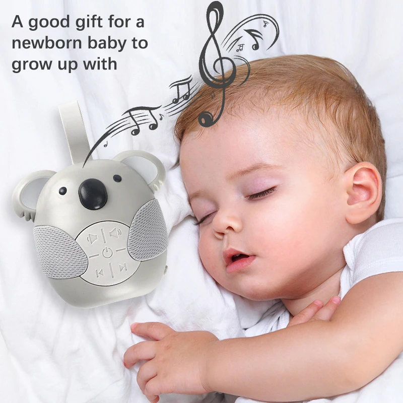 White Noise Machine Newborn Sleep Cartoon Koala Player Timed Shutdown Sleep Sound Machine For Sleeping & Relaxation For Baby