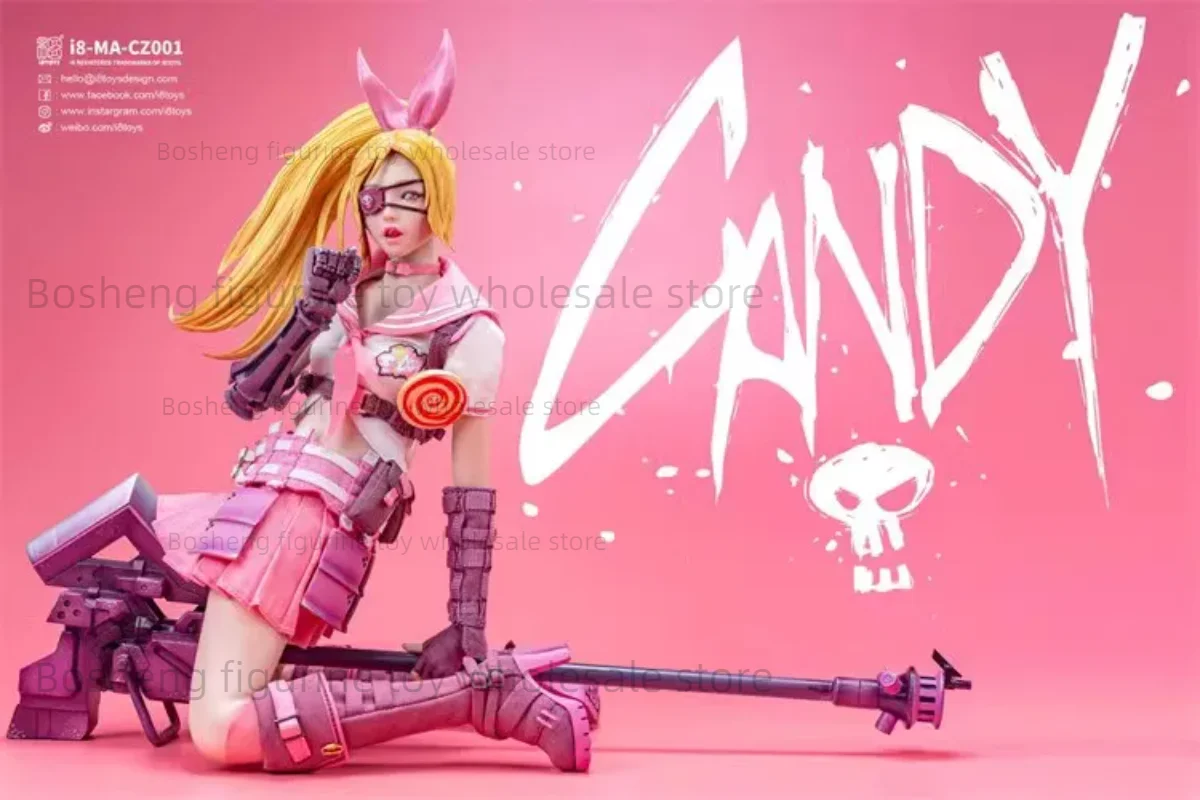 

[48hours Shipping] NEW SPOT I8Toys I8-MA-CZ001 1/6 Cute Sister CANDY Eye-moving Female Soldier Doll Collection Gift