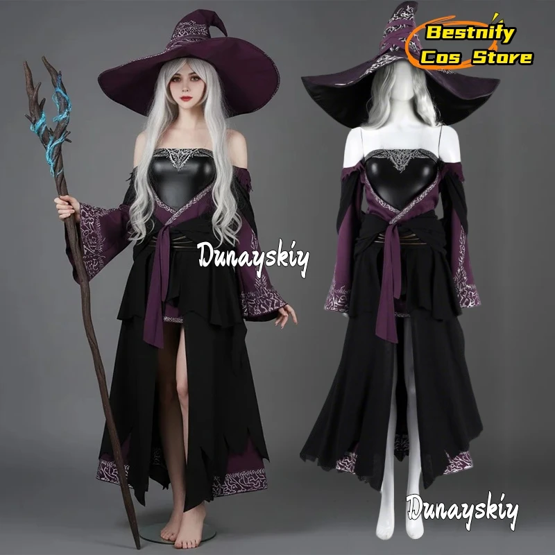 

{Bestnify Cos} Game Recluse Косплей Костюм Женский Готический Длинный Рукав Крест Нерегулярные Смокинги Платья Хэллоуин Ролевые Игры Парики Костюмы