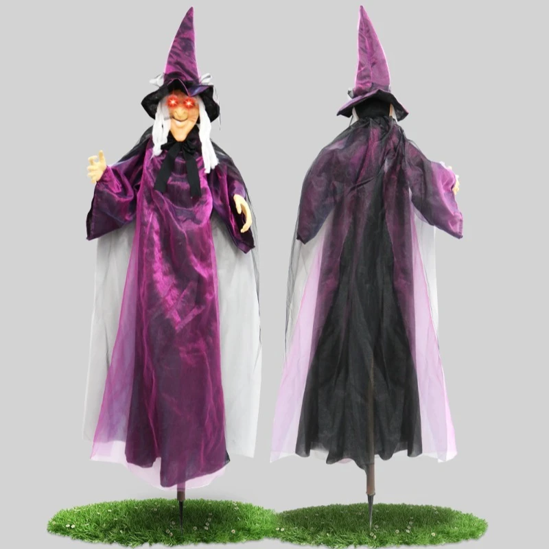 

Voice Activated Glow Scream Dancing Witch Room Escape Haunted House Horror Supplies