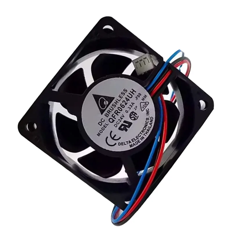 60x60x25mm QFR0624UH 24V 6025 0.26A Inverter Heat Dissipation Fan