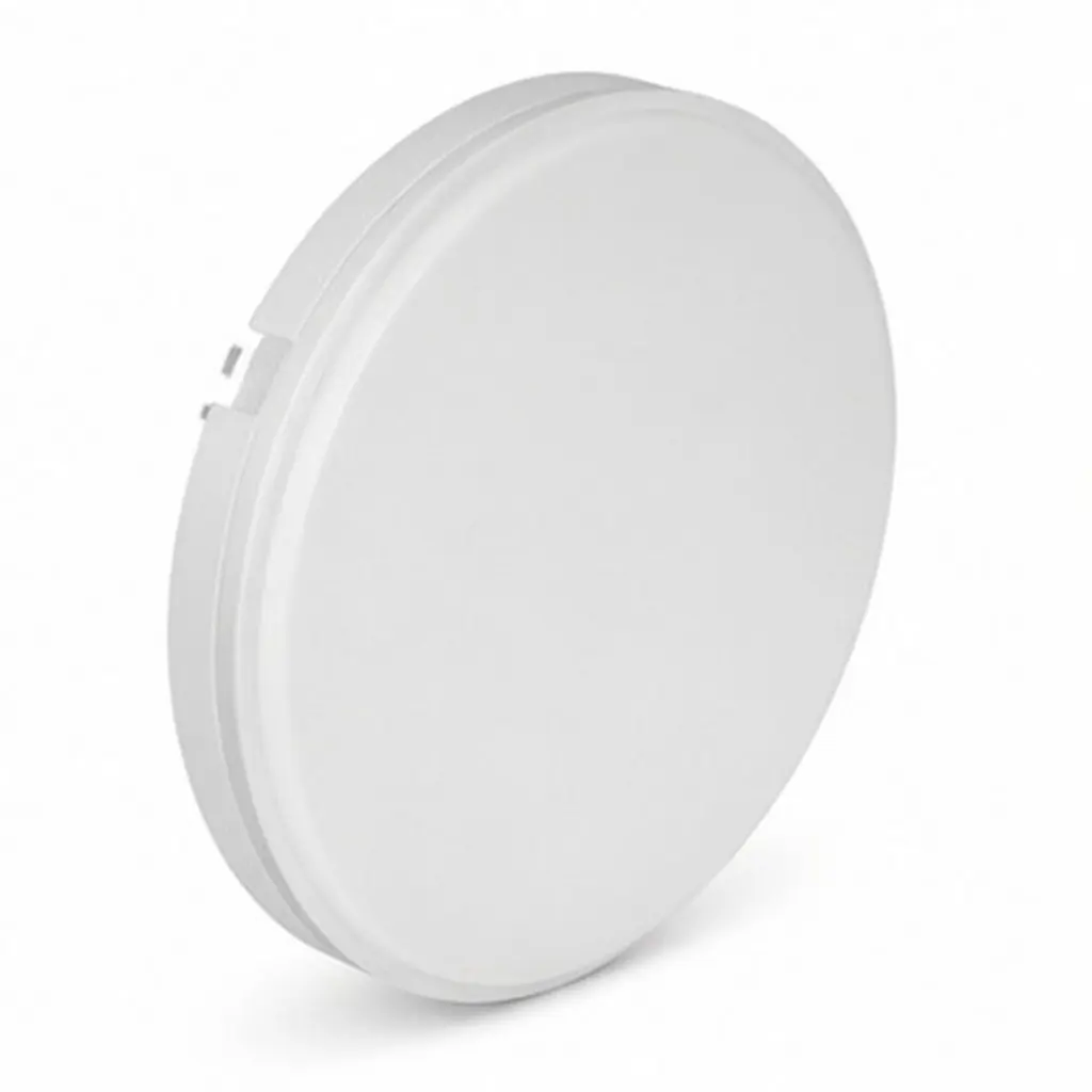 Plastic Flush Mount Round Ceiling Light Shade White Opening Diameter 8.94inch Bathroom Lamp Shade Replacement Decorative Wall