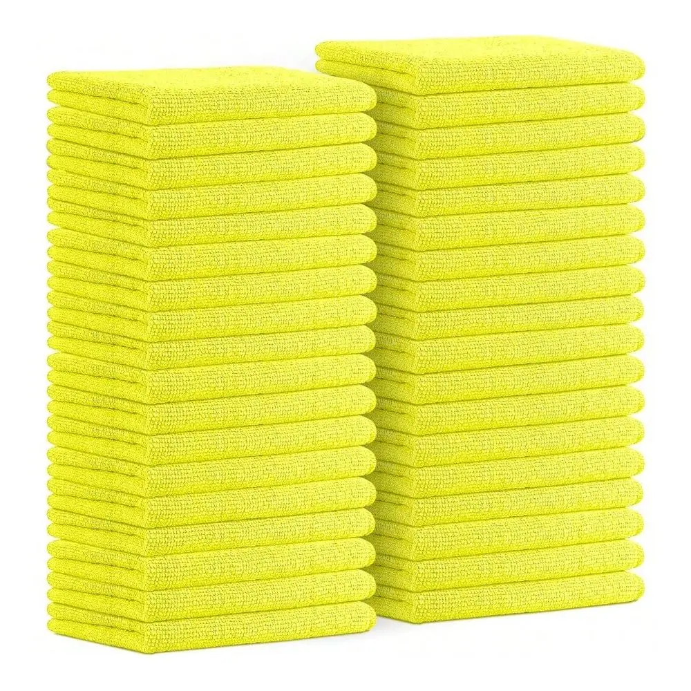 

Cleaning Cloths Value Pack Of 36 Size 16 X 16 Highly Absorbent Cleaning Rags Lint Free Cleaning Towels Reusable And Washable Mi