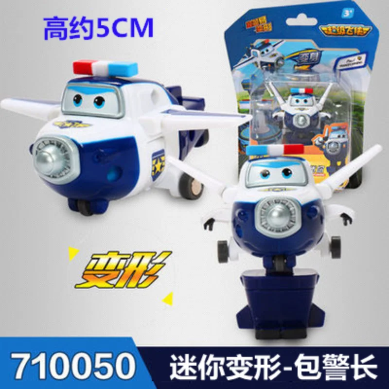 Auldey oficial Super Wings Mini Jett Donnie Dizzy Robot transformador vehículo de juguete tamaño pequeño modelo de figura de acción para niños