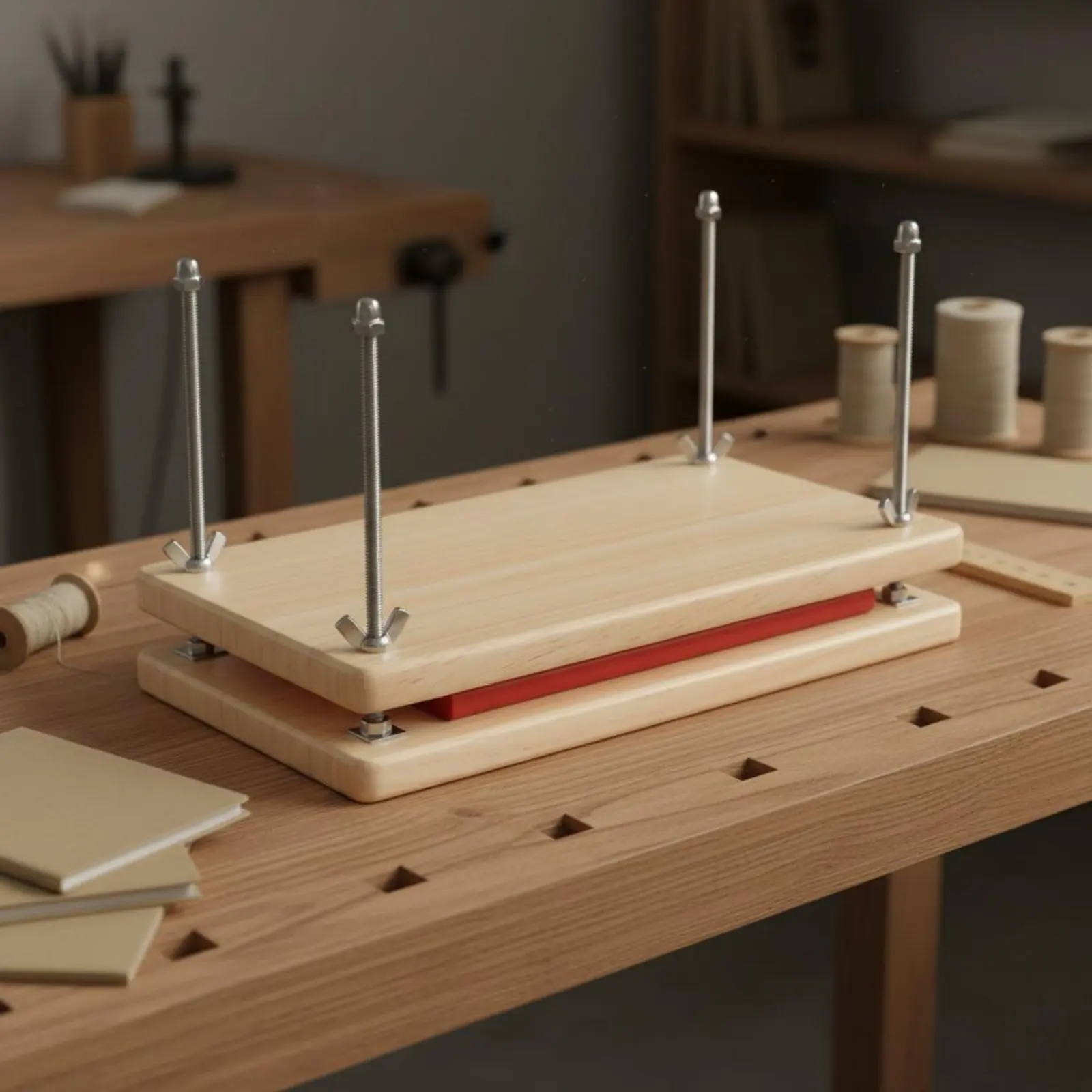 Book Restoration Press Versatile DIY Bookbinding Tool DIY Book Binding Tool Warp-Resistant Bookmaking Equipment for Crafters