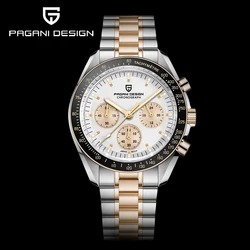 NEW PAGANI DESIGN Men's Watches Top Luxury Quartz Watch Auto Date Speed Chronograph AR Sapphire Mirror Waterproof Wristwatch