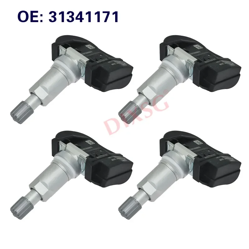 4Pcs TPMS Sensor 31341171 / 31414189 Tire Pressure Sensor For Volvo XC60 XC70 C30 C70 S60 S80 V60 V70 Auto Parts