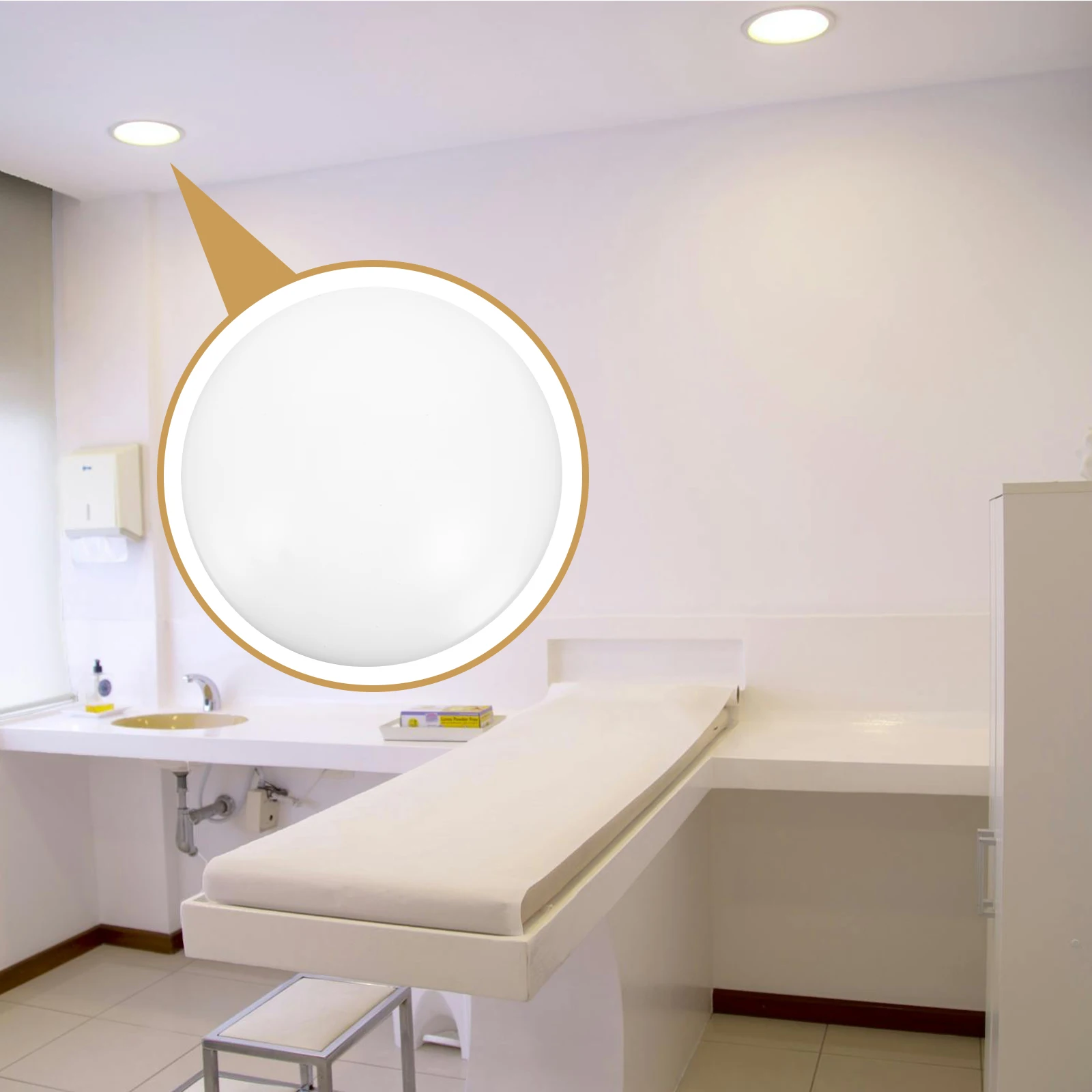 

Ceiling Light Cover Lampshade Round Plastic Diffuser For Bedroom Living Room Study Easy Install Durable Replacement Shade