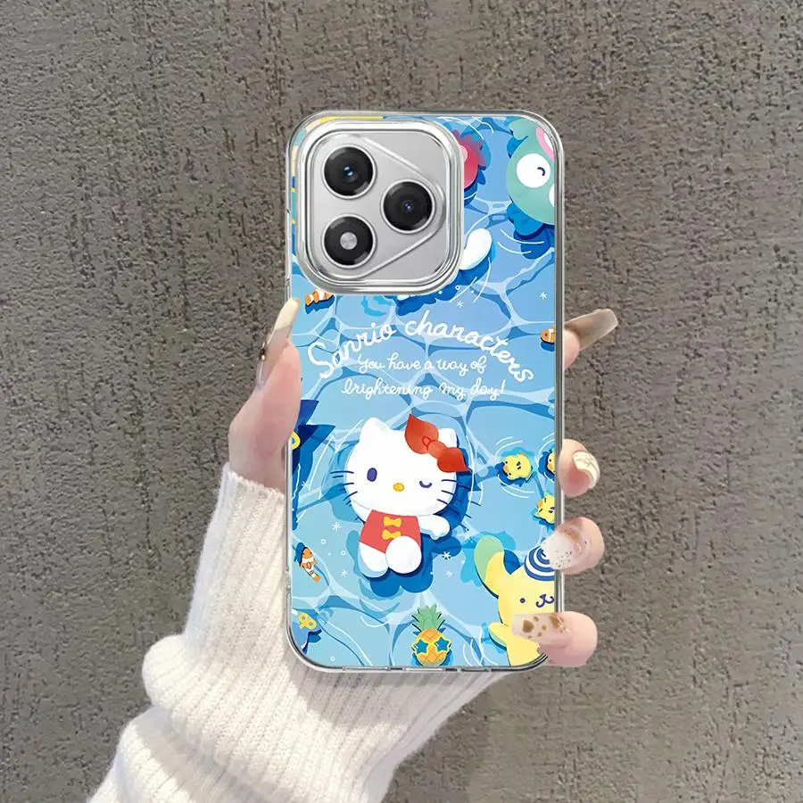 حافظة لطيفة سانريو هالو كيتي لهاتف هونور 200 برو X8b 200 400 Lite X8a X9c X9a X8c X7b X9b Shell