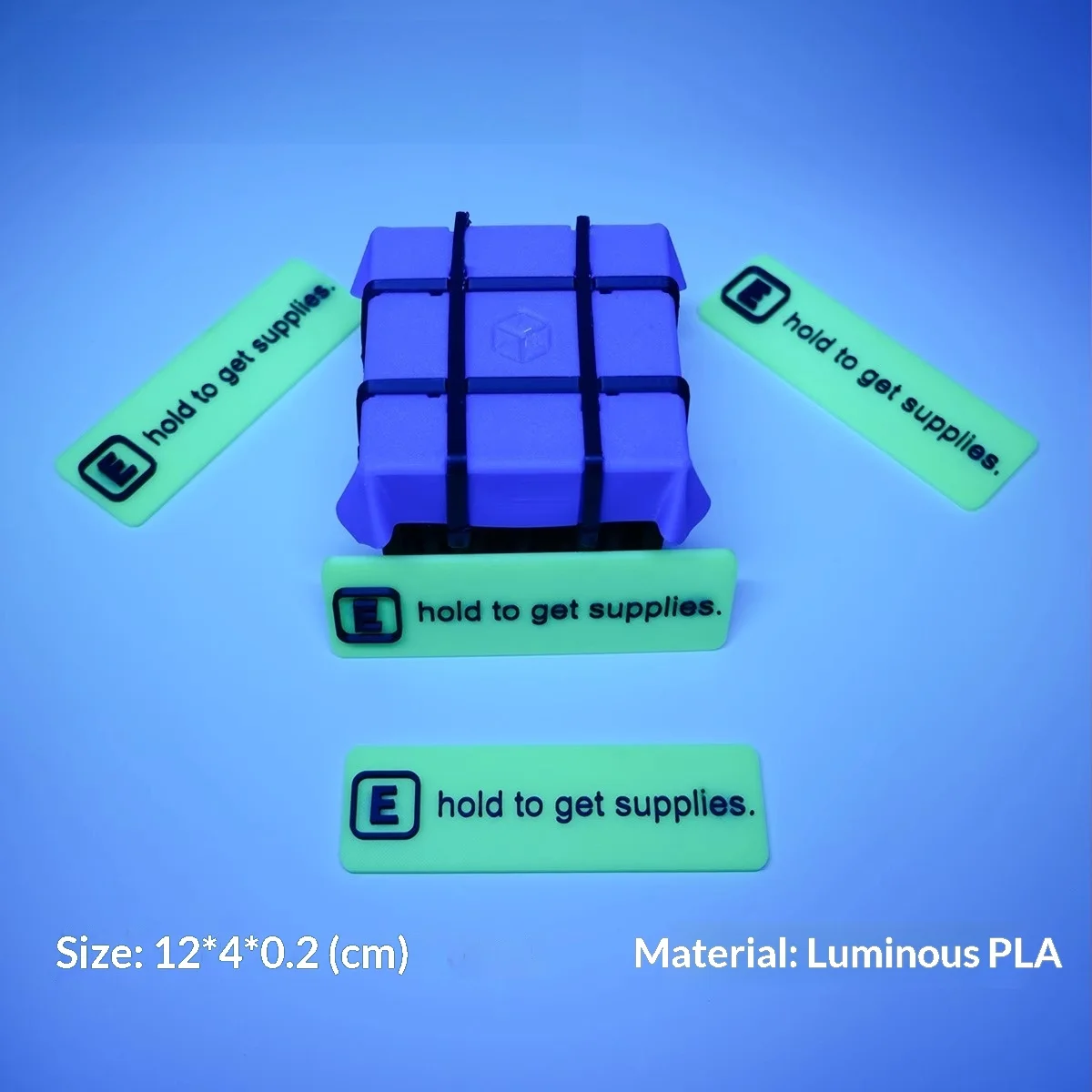 Supply Point Luminous Refrigerator Sticker Creative Toys