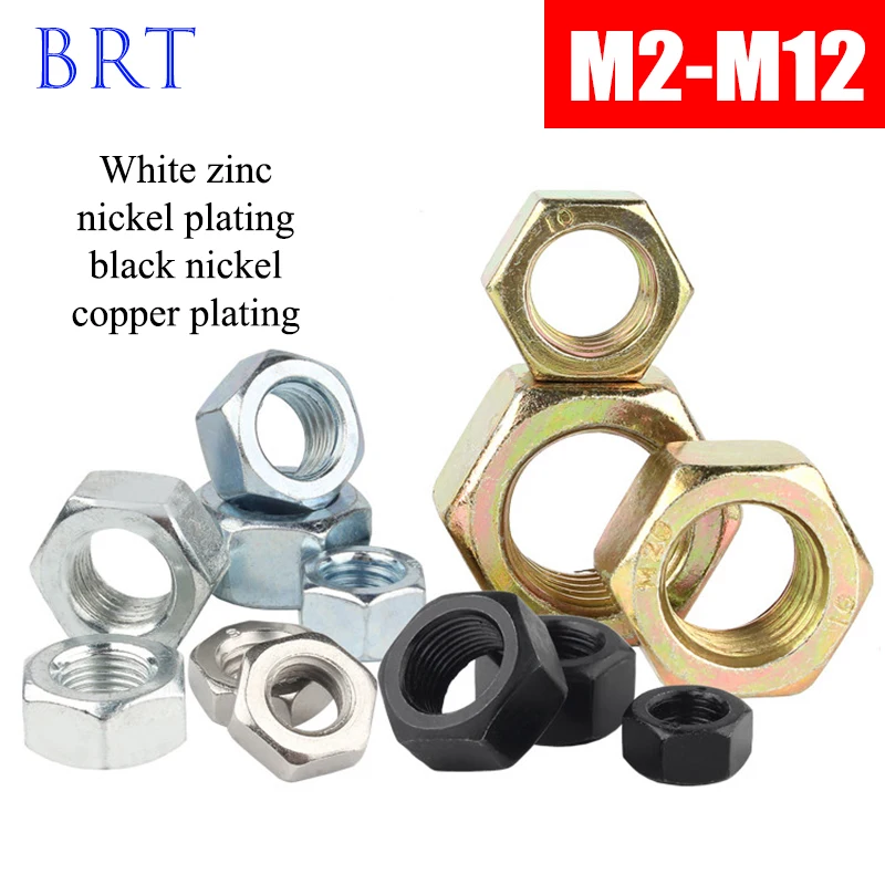 M2 M2.5 M3 M4 M5 M6 M8 M10 M12 M14 M16 M18 M20 M22 M24 M27 M30 304 Stainless Steel Hex Hexagon Nut for Screw Bolt