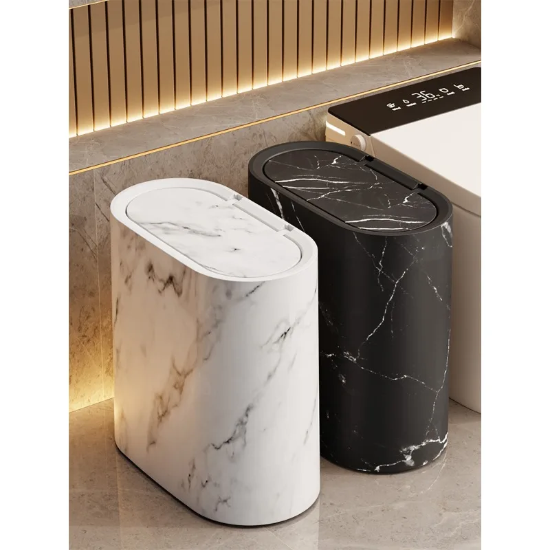 

Trash can narrow slot household high value with lid sanitary bucket living room bedroom high grade kitchen toilet sandwich paper