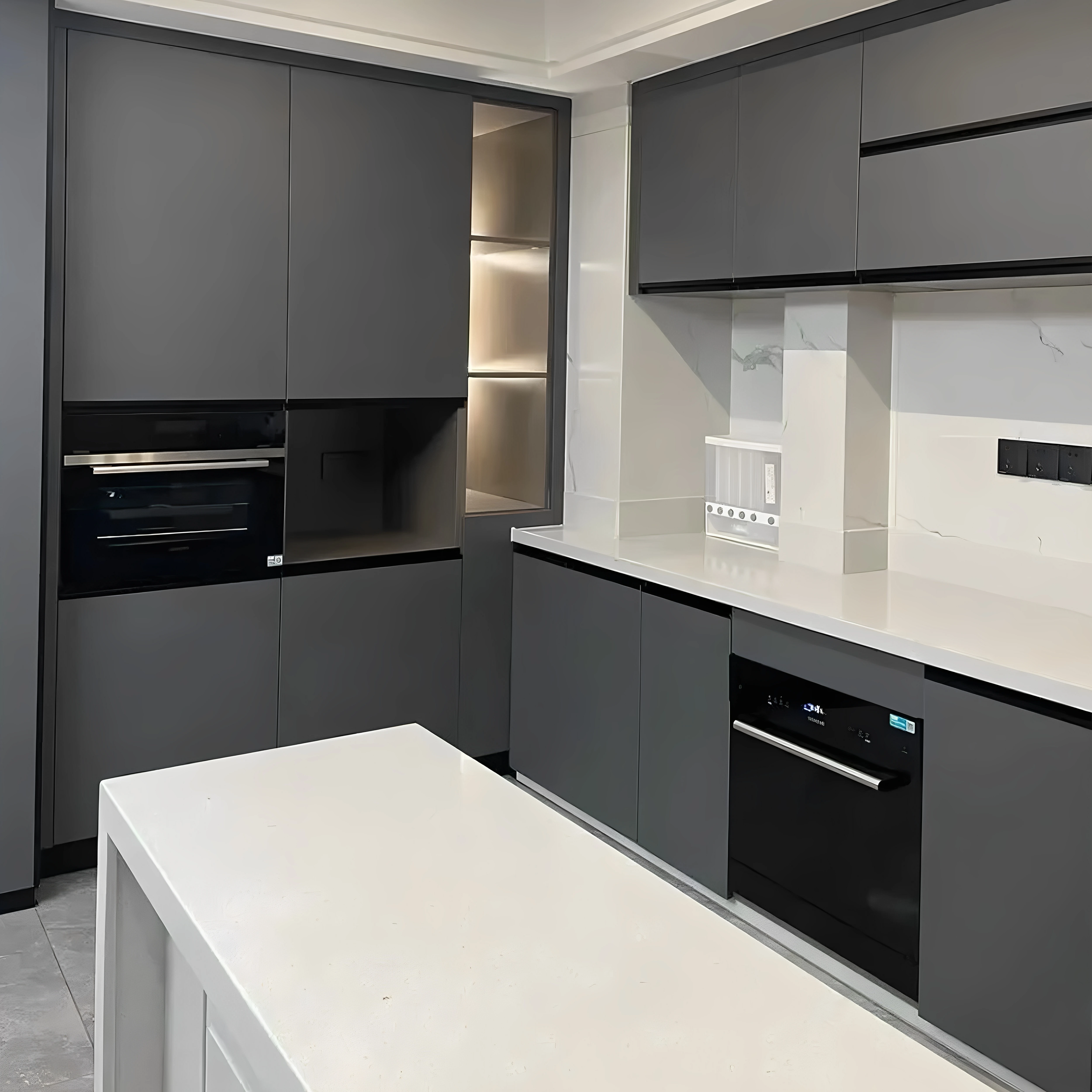 Honeycomb All-aluminum Cabinets, Kitchen Overall Home Use Cabinets, Hanging Cabinets, Simple And Modern Whole House Custom Integ